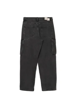 Cropp Jeansy|Baggy*Ciemnoszare jeansy baggy szary