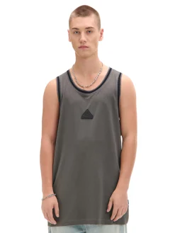 Cropp Koszulki*Ciemno tank top szary