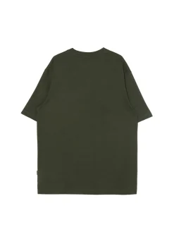 Cropp Koszulki*Ciemnozielona koszulka z kieszenią zielony