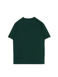 Cropp Koszulki*Ciemno T-shirt z haftem zielony