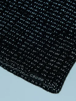 Cropp Czapki*Czapka beanie z drobnym nadrukiem czarny