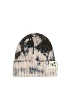 Cropp Czapki*Czapka beanie z efektem tie-dye szary