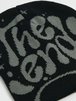 Cropp Czapki*Czapka beanie z napisem The End szary