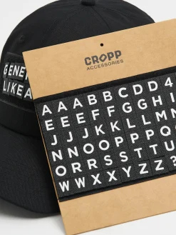 Cropp Czapki*Czapka bejsbolówka z zestawem liter czarny