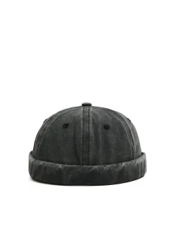 Cropp Czapki*Czapka dockerka z efektem sprania szary