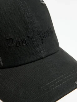 Cropp Czapki*Czapka z daszkiem z przetarciami szary