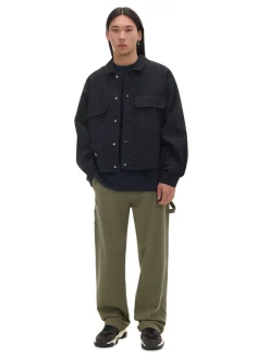 Cropp Kurtki, Płaszcze|Denim*Czarna bawełniana kurtka katanka czarny