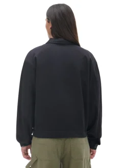 Cropp Kurtki, Płaszcze|Denim*Czarna bawełniana kurtka katanka czarny