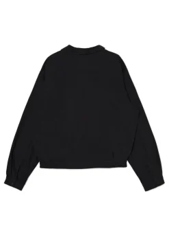 Cropp Kurtki, Płaszcze|Denim*Czarna bawełniana kurtka katanka czarny