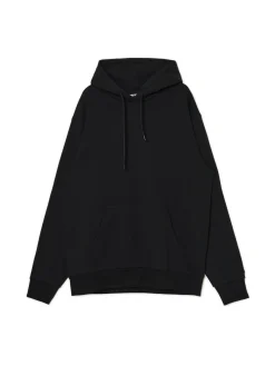 Cropp Bluzy|Sety*Czarna bluza regular z kapturem czarny