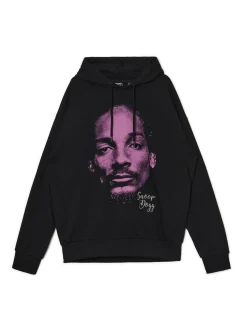 Cropp Bluzy*Czarna bluza Snoop Dogg czarny