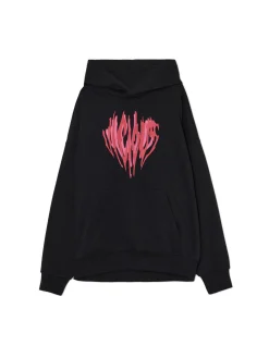 Cropp Bluzy|Unisex*Czarna bluza z efektownym nadrukiem UNISEX czarny