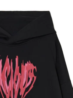 Cropp Bluzy|Unisex*Czarna bluza z efektownym nadrukiem UNISEX czarny