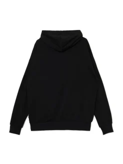 Cropp Bluzy*Czarna bluza z kapturem czarny