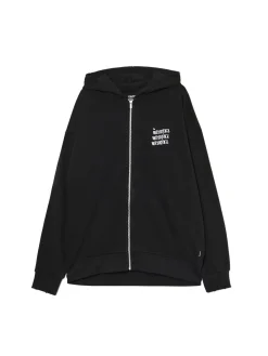 Cropp Bluzy*Czarna bluza z kapturem Beetlejuice czarny