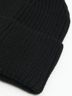 Cropp Czapki*Czarna czapka beanie czarny
