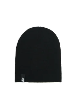 Cropp Czapki|Basic*Czarna czapka beanie z wiskozą czarny