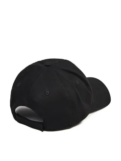 Cropp Czapki*Czarna czapka z daszkiem i haftem czarny