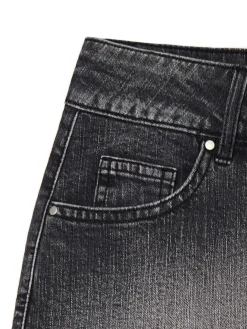 Cropp Spódnice|Sety*Czarna jeansowa spódnica mini czarny