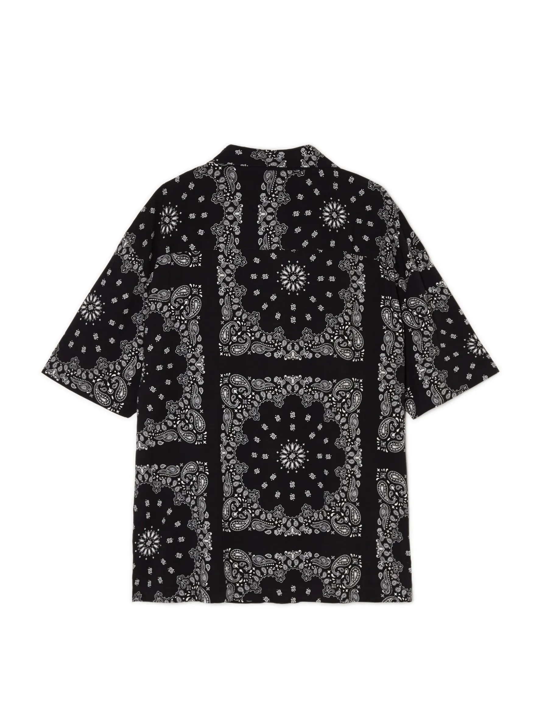 Cropp Koszule*Czarna koszula z krótkim rękawem czarny