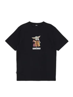 Cropp Koszulki*Czarna koszulka z Baby Yodą czarny