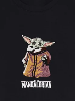 Cropp Koszulki*Czarna koszulka z Baby Yodą czarny