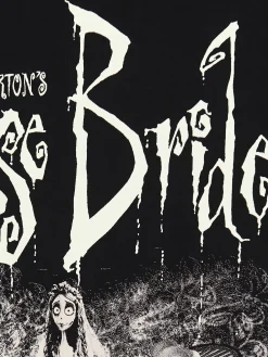 Cropp Koszulki, Topy*Czarna koszulka z Gnijącą Panną Młodą czarny