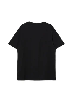 Cropp Koszulki*Czarna koszulka z nadrukiem czarny