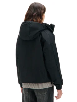 Cropp Kurtki, Płaszcze*Czarna kurtka anorak z kapturem czarny