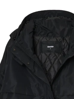 Cropp Kurtki, Płaszcze*Czarna kurtka anorak z kapturem czarny