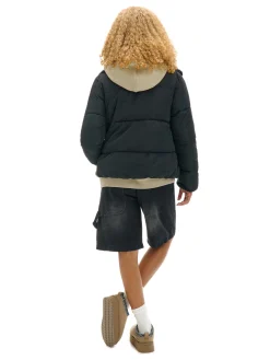 Cropp Kurtki, Płaszcze*Czarna kurtka puffer czarny