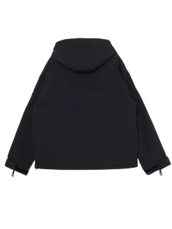 Cropp Kurtki Zimowe|Kurtki, Płaszcze*Czarna kurtka z kapturem czarny