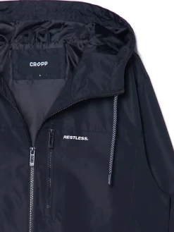 Cropp Kurtki, Płaszcze*Czarna kurtka z kapturem czarny