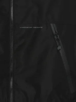 Cropp Kurtki, Płaszcze*Czarna lekka kurtka z kapturem czarny