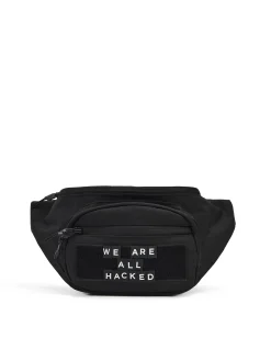 Cropp Plecaki, Nerki*Czarna nerka z personalizowanym napisem czarny