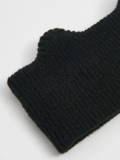 Cropp Czapki*Czarna opaska na głowę z uszami czarny