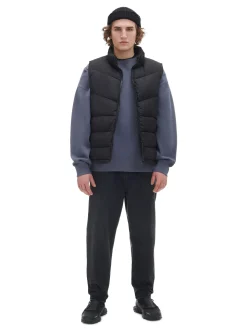 Cropp Kurtki, Płaszcze*Czarna pikowana kamizelka czarny