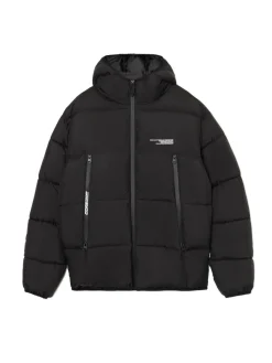 Cropp Kurtki Zimowe|Kurtki, Płaszcze*Czarna pikowana kurtka puffer czarny