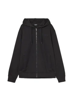 Cropp Bluzy|Sety*Czarna rozpinana bluza z kapturem czarny
