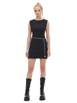 Cropp Sukienki, Kombinezony*Czarna sukienka mini czarny