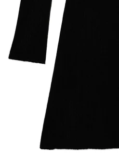 Cropp Sukienki, Kombinezony*Czarna sukienka mini z długimi rękawami czarny