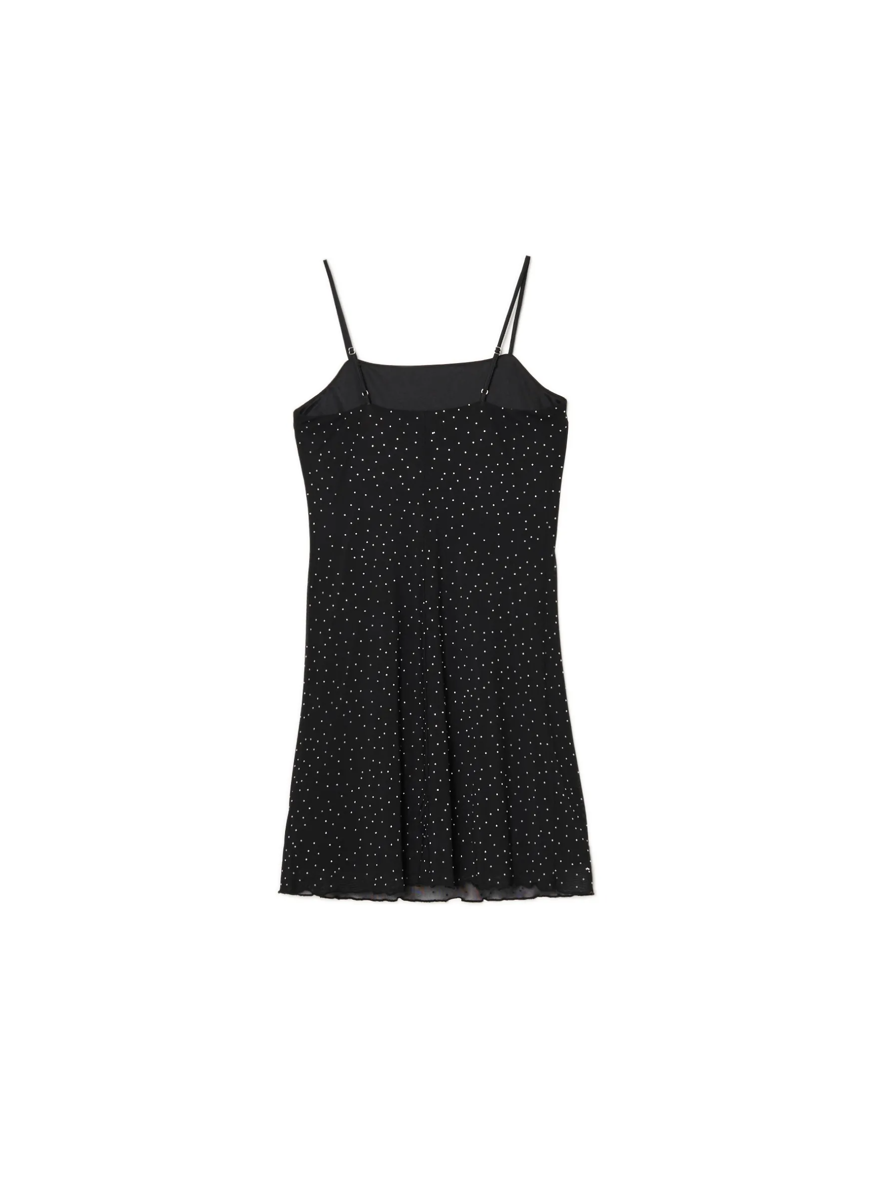 Cropp Sukienki, Kombinezony*Czarna sukienka mini z kryształkami czarny