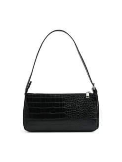 Cropp Torby, Plecaki*Czarna torebka z imitacji skóry czarny