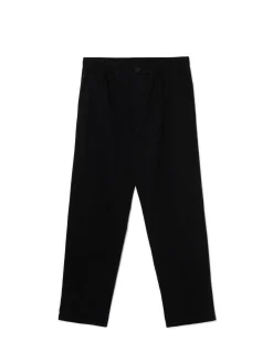 Cropp Spodnie*Czarne bawełniane spodnie loose czarny