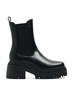 Cropp Botki, Trzewiki*Czarne botki chelsea czarny