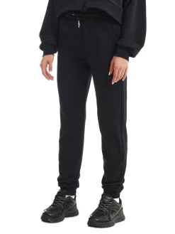 Cropp Spodnie*Czarne dresowe joggery czarny