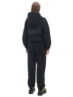 Cropp Spodnie*Czarne dresowe joggery czarny