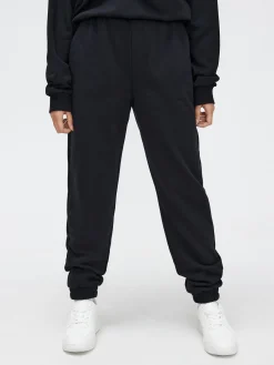 Cropp Spodnie*Czarne dresowe joggery czarny