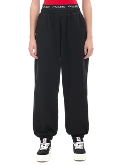 Cropp Spodnie*Czarne dresowe joggery czarny