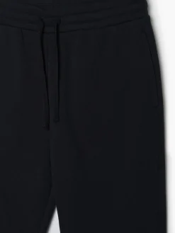 Cropp Spodnie*Czarne dresowe joggery regular czarny